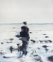 Floating Stones by Andy Denzler, 2010, oil on canvas, sold Dec 2017