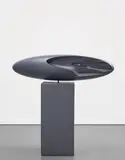 Nazar Bilyk, Space Around (Anamorphosis), 2016, painted metal, in 2 parts