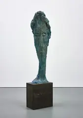 Dmitriy Grek, Portrait II, 2014 - 2016, bronze and wooden plinth