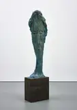 Dmitriy Grek, Portrait II, 2014 - 2016, bronze and wooden plinth