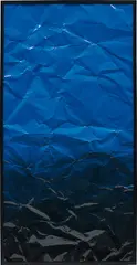 Mikhailo Deyak, Water, 2017, painted metal, in artist's frame