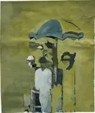 Hurvin Anderson, Green umbrella