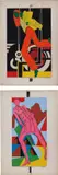 Antonio Lopez, The New York Times Magazine, 1966, marker and coloured paper on cardboard, in 2 parts