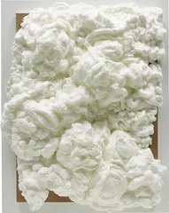 Dimitri Kosiré, Monochrom, 2016, expansive foam on wood