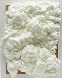 Dimitri Kosiré, Monochrom, 2016, expansive foam on wood