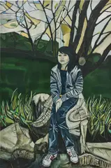 Raffi Kalenderian, Tran (in the Park), 2006, oil on canvas