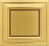 Christian Eckart, Detail Painting #535, 1989, 23 carat gold leaf and gel medium on birch panel and pine and poplar moulding, in artist's frame