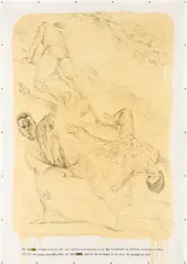 Muntean & Rosenblum, Untitled, 2005, acrylic, paper collage and graphite on canvas