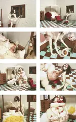 Once Removed on my Mothers Side by Nathalie Djurberg, 2008, clay animation, video, sold Dec 2017