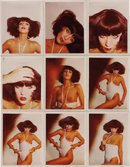 Antonio Lopez, Jerry Hall / New York City, 1976, 9 Instamatic photographs