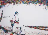 Death of Loyalist Militiaman Frederico Borrell Garcia, after Robert Capa by Vik Muniz, 2003, c-print, offered Dec 2017