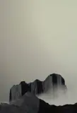 Marc Gumpinger, Alpen 37 (1:1000), 2016, oil on canvas