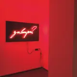 Tomorrow? by Svetlana Vorontsova-Velyaminova, 2015, neon and Plexiglas, sold Dec 2017