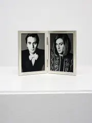 Francesco Vezzoli, Francesco by Francesco: Before & Ever After...With Love, 2002, bromoil gelatin silver prints, in an artist's frame