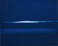 Night Sea by Garry Fabian Miller, dye destruction print, sold Dec 2017