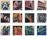Robert Cottingham, American Signs, 2009, The complete set of 12 screenprints in colours, on wove paper, with full margins, the sheets loose (as issued), contained in the original grey fabric-covered box with artist and title embossed with gold foil