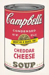 Cheddar Cheese, from Campbell's Soup II by Andy Warhol, 1969, Screenprint in colours, on wove paper, with full margins, sold Jan 2017