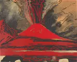 Andy Warhol, Vesuvius, 1985, Screenprint in colours, on Arches 88 paper, the full sheet