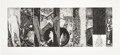 The Seasons by Jasper Johns, 1989, Etching and aquatint, on Arches paper, with full margins, sold Jan 2017