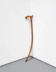 Untitled (Stick) by Mona Hatoum, 2011, Silicone multiple in the shape of a walking stick, contained in the original canvas-covered box, offered Jan 2017