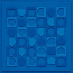 Bellatrix by Victor Vasarely, 1970, Kunststoff auf Holz, farbig gefaßt, sold Jan 2017