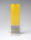 Jesús Rafael Soto, Multiple II, from Jai-Alai, 1969, Plexiglas with screenprint in colours, steel bars, and transparent cords, from the series of nine kinetic multiples titled Jai-Alai ,
