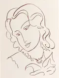 Florilège des amours de Ronsard (Anthology of Love, by Ronsard) by Henri Matisse, 1949, The incomplete book, lacking pages 99-102 (including one lithograph), comprising 127 lithographs printed in sepia, 27 ho, sold Jan 2017