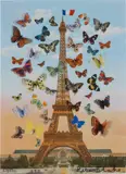 Peter Blake, Eiffel Tower, 2013, Lenticular acrylic panel, comprised of an inkjet print in colours, on photo paper, mounted to 3D lenses