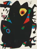 Montroig II by Joan Miró, 1973, Lithograph in colours, on Guarro paper, the full sheet, sold Jan 2017