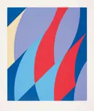 Bridget Riley, Large Fragment, 2006, Screenprint in colours, on wove paper, with full margins
