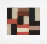Sean Scully, Wall of Light Red Grey