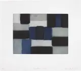 Sean Scully, Barcelona Noche (Barcelona Night), 2005, Etching and aquatint with spitbite and sugarlift in colours, on wove paper, with full margins