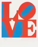 Robert Indiana, Love, from Book of Love, 1996, Screenprint in colours, on A.N.W Crestwood Museum Edition Paper, with full margins, with the accompanying poem