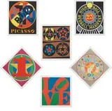 Robert Indiana, The American Dream, 1997, The complete portfolio of 30 screenprints in colours, including 6 loose and 24 bound prints (as issued), on wove paper, with full margins, with title page, text, poems by Robert Creeley, and photographic illustrations,