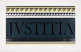 Roy Lichtenstein, Entablature X, 1976, Screenprint and lithograph in colours with collage and embossing, on BFK Rives paper, with full margins