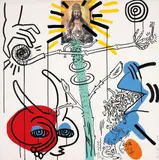 Keith Haring, Untitled 10, from Apocalypse, 1988, Screenprint in colours, on wove paper, the full sheet