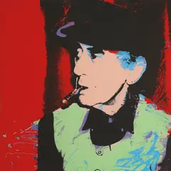 Man Ray by Andy Warhol, 1974, Screenprint in colours, on wove paper, the full sheet, sold Jan 2017