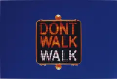 Marijke van Warmerdam, Don't Walk, Walk, 1997, Colour coupler print, face-mounted to Diasec, flush-mounted to aluminium, the full sheet