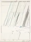 Cy Twombly, Untitled, 1973, Offset lithograph in colours, on heavy wove paper, the full sheet