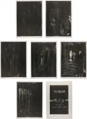 WWM by Günther Förg, 1990, The complete set of seven lithographs (including title page), on Korean Kozo paper, with full margins,, sold Jan 2017