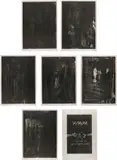 Günther Förg, WWM, 1990, The complete set of seven lithographs (including title page), on Korean Kozo paper, with full margins,