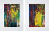 Gerhard Richter, Victoria I and II, 2003, Two offset lithographs in colours, on smooth wove paper, with full margins,