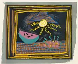 Nature morte à la pastèque (Still Life with Watermelon) by Pablo Picasso, 1962, Linocut in colours, on Arches paper, with full margins, offered Jun 2017