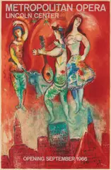 Carmen by Marc Chagall, 1967, Lithograph in colours, on Arches paper, the full sheet, offered Jun 2017