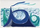 David Hockney, The Wave, A Lithograph