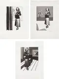 Richard Hamilton, Patricia Knight I; II; and III, 1982, Three aquatints, two with scraper and burnisher, on Rives paper, with full margins