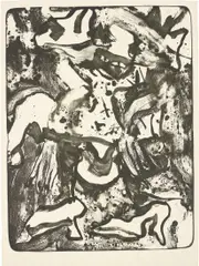 Minnie Mouse by Willem de Kooning, 1971, Lithograph, on Arches paper, with full margins, sold Jun 2017
