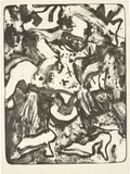 Willem de Kooning, Minnie Mouse, 1971, Lithograph, on Arches paper, with full margins