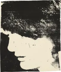 Andy Warhol, Jackie, 1963-64, Unique screenprint, on wove paper, the full sheet