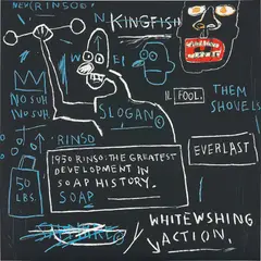 Jean-Michel Basquiat, Rinso, 1983/2001, Screenprint in colours, on wove paper, the full sheet